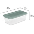 thumbnail image 2 of Sterilite Set of (10) 5.7 L Storage Boxes- Aqua, 2 of 3