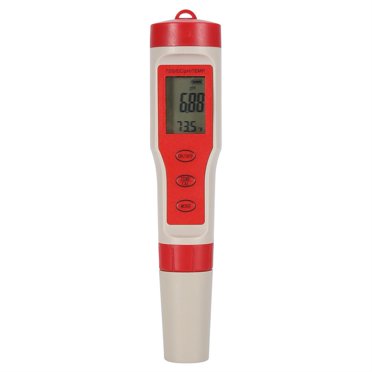 Spptty 4 in 1 Function pH TDS EC TEMP Digital Water Quality Tester Monitor Meter Test Pen, Water Quality Meter, Digital Water Quality Tester