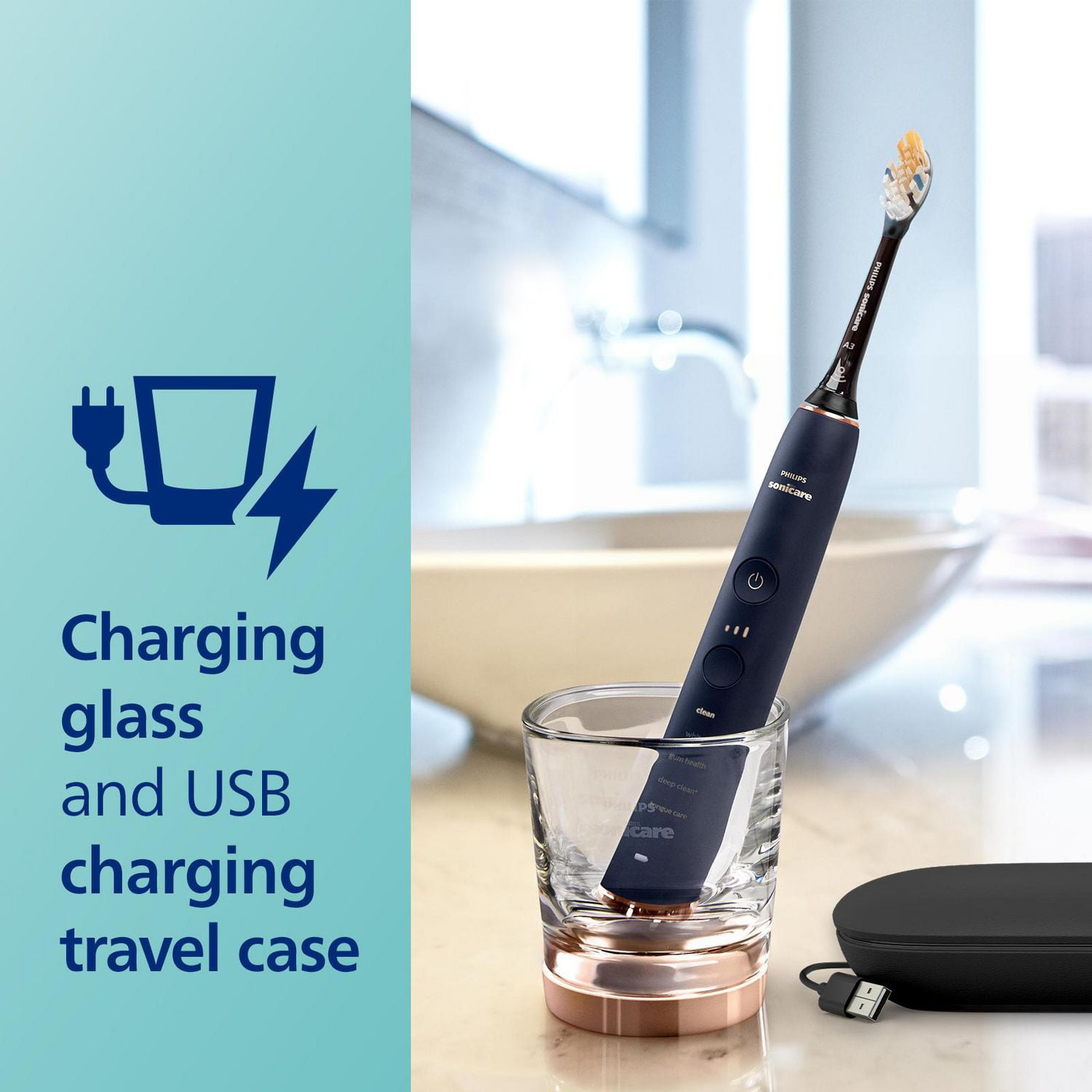 Philips Sonicare DiamondClean Smart 9750 Bleu Lunaire, HX9954