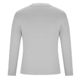 thumbnail image 4 of aohooy Mens V-Neck Sweater Elegant Business Long Sleeve Button Down Cardigans for Men Basic Knitted Sweater with Fake Pockets Gray,XXL, 4 of 7