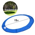 thumbnail image 1 of Gymax Bleu 15 Pi Housse de Coussin de Sécurité pour Trampoline de Cadre de Remplacement, 1 of 8