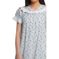thumbnail image 2 of Moomaya Chemise de Nuit en Coton Imprimée pour Femmes à Manches Courtes, 2 of 5