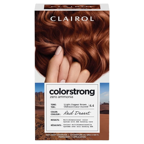 ColorStrong Permanent Hair Dye, AHA Bonding System in every step helps reinforce internal hair structure