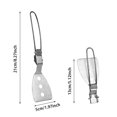 thumbnail image 2 of Portable Folding Spatula Stainless Steel Cookware Utensil For Outdoor Camping Picnic Barbecue, 2 of 8