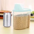 thumbnail image 2 of EIGTHTAIL Food Storage Containers Clearance! Plastic Food Storage Containers with Lids Small Airtight Containers Square School Lunch Containers for Children Leftover Food Containers Clear, 2 of 2