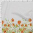 thumbnail image 2 of oneOone Viscose Chiffon Fabric Leaves & Flower Panel Print Sewing Fabric BTY 42 Inch Wide, 2 of 3