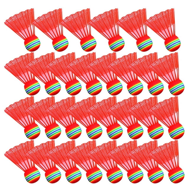 Amusants et Sécuritaires 30 Pcs Volants-Éponge Idéaux Ballons de Badminton pour Enfants