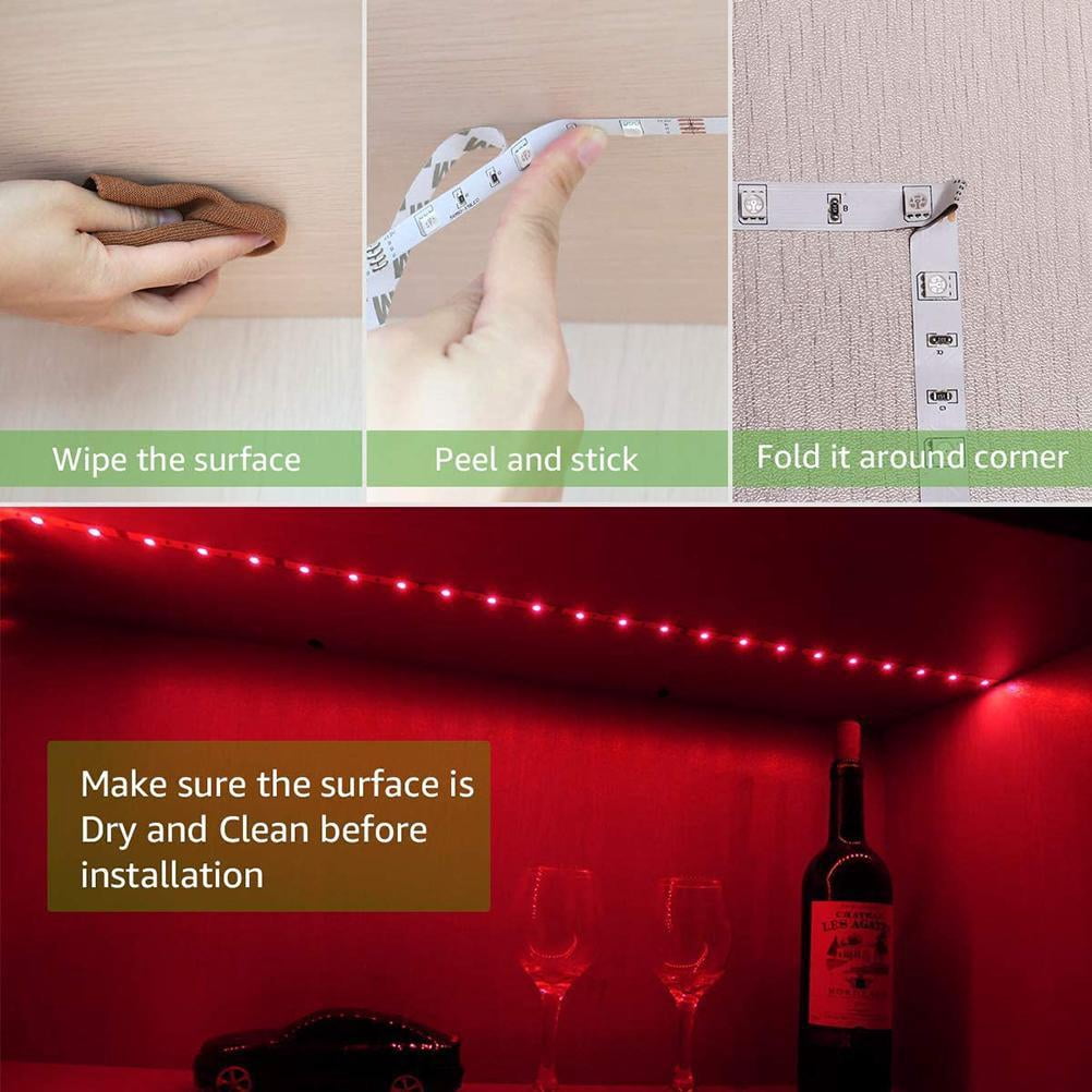 Flexible Lamp Tape Background Lighting Led Strips LED Lights Strip RGB DC5V Flexible Lamp Tape USB TV Background Lighting LED Strips With Remote Control