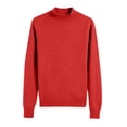 thumbnail image 1 of Penkiiy Chandails d'Automne pour Femmes 2024, Chandail Léger et Doux pour Femmes à Col Rond, Manches Longues, Tricot, Haut, TG Rouge, 1 of 7