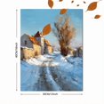 thumbnail image 3 of Qisvanset Cosmos Flower Garden Canvas Print 12x16 Inch Dining Room Art, 3 of 8