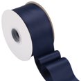 thumbnail image 1 of Joycrosso Navy Ribbon 2 1/2 Inch Wide Thick Fabric Ribbon, 50 Yards Double Faced Satin for Gift Wrapping Floral Bouquets Wedding Party Decoration, 1 of 7