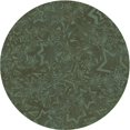 thumbnail image 1 of Ahgly Company Tapis d'Intérieur Lavable à la Machine, Carré, Transitionnel, Vert Noisette, Tapis de Zone, 3 Pieds Carré, 1 of 7