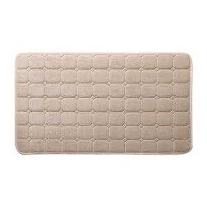 EARKITY Mats de bain, Memory Mousse Matelas de bain pour salle de bains, Rugs de bains absorbants pour salle d'eau, Tapis de douche à sec rapide, Tapis pour baignoire, Tapis non glissant de salle de bain