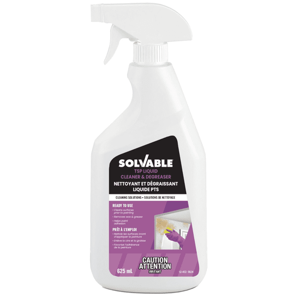 SOLVABLE - Nettoyant Liquide et Dégraissant pour CT, 625 ml