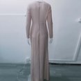 thumbnail image 3 of MesaSe Robe à Paillettes pour Femme à Col en V Profond avec Fente, Manches Longues, Robe de Boîte de Nuit, de Fête et de Soirée pour Femme, Dame, Nouveau, 3 of 3