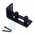thumbnail image 1 of Carbon Steel Adjustable Black Powder Coated Bottom Floor Guide Stay Roller Barn Door Hardware ,Easy to Install, 1 of 7
