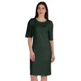 thumbnail image 1 of Inkmeso Robe T-Shirt pour Femmes à Manches au Coude, Coupe Régulière, avec Poches avant, 1 of 8