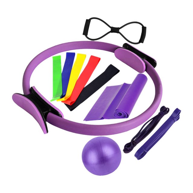 Almencla 11Pcs and Pilates Ball Set Workout Equipment for Pilates