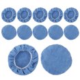 thumbnail image 3 of Buffing Pad Bonnets Set, High Strength 12pcs Car Polishing Bonnets Strong Adsorption 5-5.7in  For Car Polisher, 3 of 8