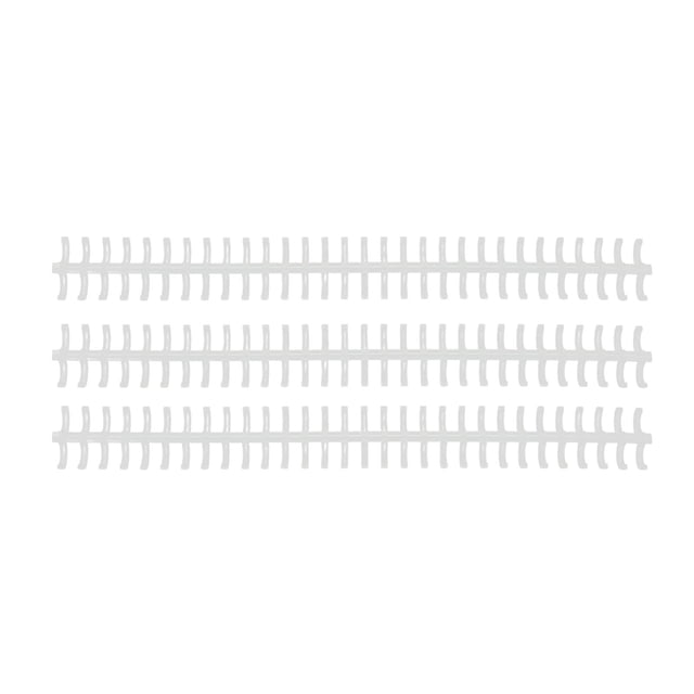 Khall PP Plastic Binding Comb, Transparent, 10 Count