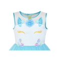 thumbnail image 4 of Girls Dress Unicorn Pageant Holiday Blue Tutu Princess 8 Years, 4 of 6