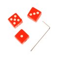 thumbnail image 1 of Guitar Volume Control Knobs, Wear  Dice Shape Volume Tone Knobs 3PCS With 1 Wrench For Electric Guitar Black,Red,White, 1 of 8