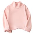 thumbnail image 1 of MeetoTime Haut à Demi-Col Roulé en Coton pour Bébé Manches Longues Couleur Unie Automne Hiver pour Garçons Filles, 1 of 4