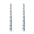 thumbnail image 2 of Birdeem Long Taper Candles for Wedding Decor,Unscented with Floral Print,Romantic Dinner Candles,9.8 Inch,Set of Two, 2 of 9