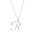 thumbnail image 1 of Riforla Ladies Classic Silver 26 English Letter Initials Clavicle Chain Pendant Necklace Womens Jewelry R, 1 of 1
