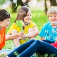thumbnail image 3 of EGNMCR Children's Giraffe 10 Hole Bubble Machine Handheld Fully Automatic Summer Outdoor Stick Bubble Toy Children's Toy Bubble Stick 90ml Bubble Water Bubble Machine, 3 of 6
