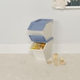 thumbnail image 1 of neatfreak! kids Easy-Access Slim Stackable Plastic Bin, 1 of 10