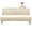 Natural, variant on Armless Futon Cover Stretch Sofa Bed Slipcover Protector Elastic Feature Rich Textured High Spandex Small Checks Jacquard Fabric Futon Cover, Machine Washable