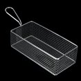 thumbnail image 1 of Delicate Frying Basket, Stainless Steel  French Fries Basket, For Home Onion Rings Kitchen French Fries, 1 of 8