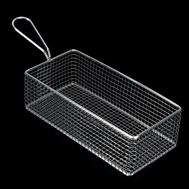 Delicate Frying Basket, Stainless Steel French Fries Basket, For Home Onion Rings Kitchen French Fries