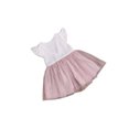 thumbnail image 3 of FOCUSNORM Baby Summer Dress,Ruffle Sleeve Round Neck Lace Back Zip TuTu Dress, 3 of 5