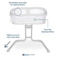 thumbnail image 4 of HALO® BassiNest® Glide Sleeper - Plume, 4 of 9