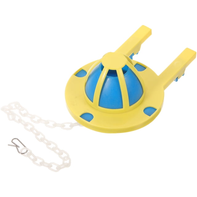 Flapper de Toilette Flapper Réservoir de Toilette Flapper Universel Réservoir de Toilette Flapper avec Chaîne. un Flapper de Toilette en Plastique Jaune et Bleu avec une Chaîne pour une installation Facile, Convient pour Remplacer des Flapper Vieux Ou Qui Fuient. Idéal pour l'Utilisation à la Maison dans les Toilettes, Il Offre une Excellente performance d'Étanchéité et une Durabilité comme Pièce de Remplacement de Toilette.