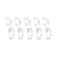 thumbnail image 1 of ZLight 10pcs Ear Clip Converters Earring Accessories Screw/Lever Non-Pierced Handmade with Loop Plastic Pads Findings Type14 1Set, 1 of 6
