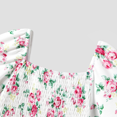 thumbnail image 3 of PatPat Family Matching Color Block Tee and Ditsy Floral Shirred Top Dress Sets, 3 of 5