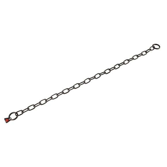 HERM SPRENGER BLACK STAINLESS STEEL SHORT LINK FUR SAVER 3.00 MM 26 INCH