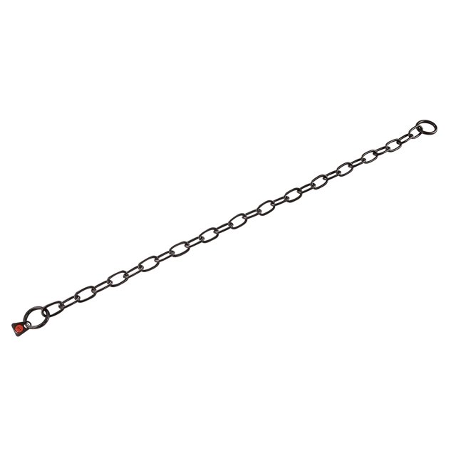 HERM SPRENGER BLACK STAINLESS STEEL SHORT LINK FUR SAVER 3.00 MM 26 INCH