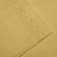 thumbnail image 2 of Home Sweet Home Extra Soft Deep Pocket Embroidered Luxury 4-Piece Bed Sheet Set (Queen, Gold), 2 of 4