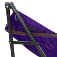 thumbnail image 4 of Tranquillo Universal 116" Double Hammock w/ Adjustable Stand & Bag, Purple, 4 of 12