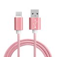 thumbnail image 1 of spellwife 1 Meter Type-C Woven Mobile Phone Data Cable Charging Line Cord 2 in 1 Fast Charging Data Transfer, 1 of 8