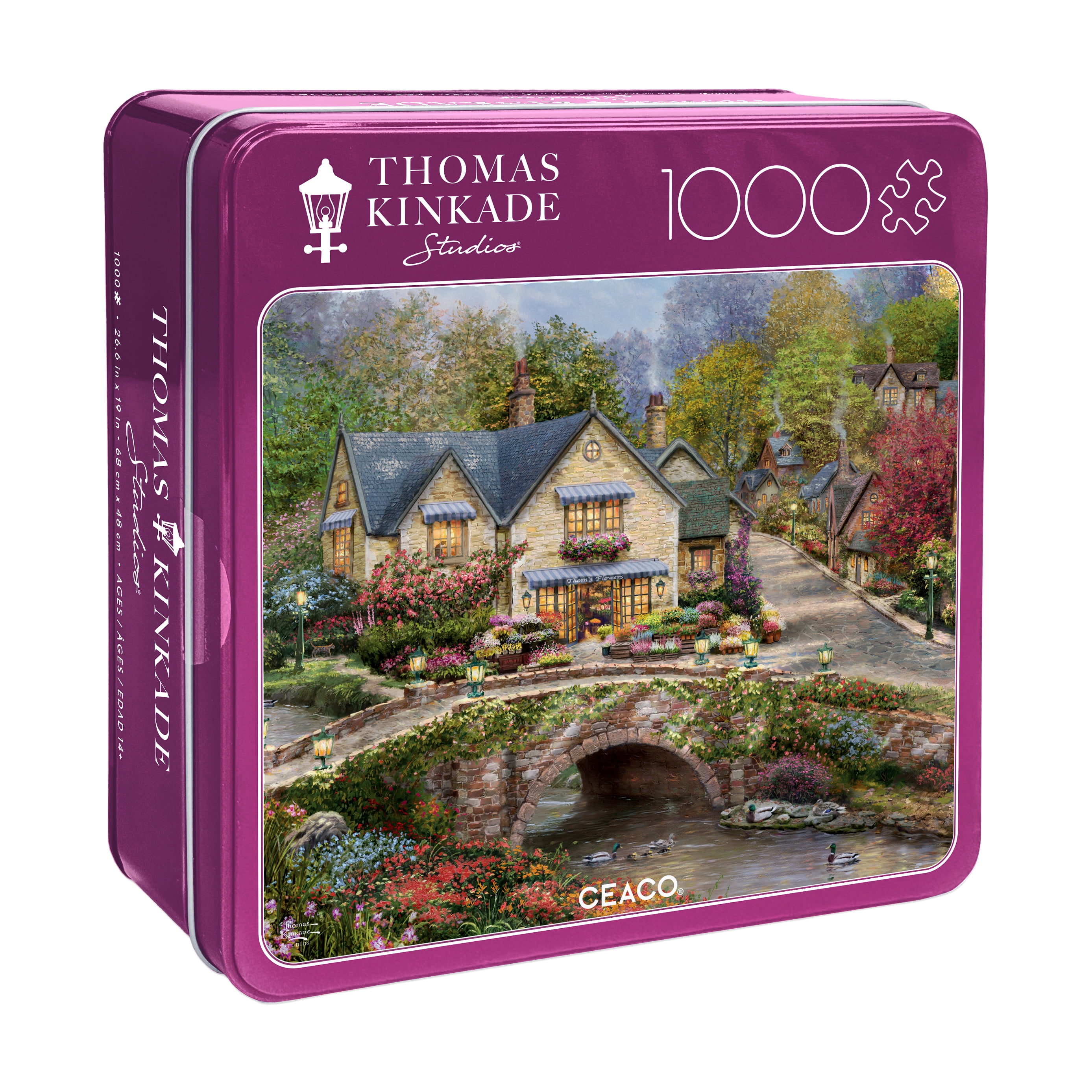 Ceaco Summer In Cobblestone Village Puzzle de 1000 pièces à emboîtement