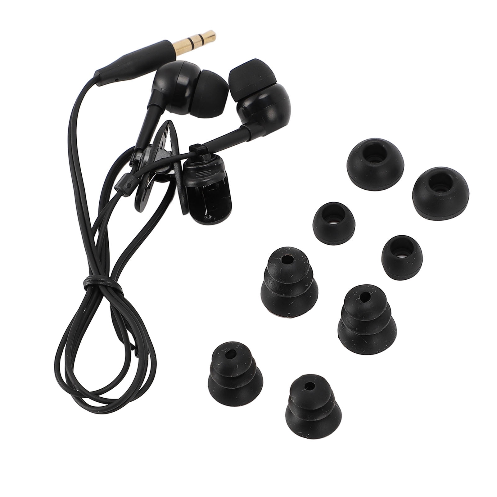 Wired Earbuds, 2 Clips Widely Compatible in Ear Earphone  for Swimming