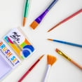 thumbnail image 4 of MONT MARTE Kids Paint Brush Set, 5 pcs, Birch Handles (Age 3+), 7 pcs, 4 of 9
