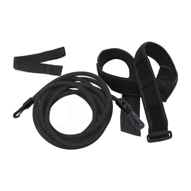 pitrice 4m Swimming Resistance Belt Swim Tether Aids Training 10mm Blue Trainer Black 10mm