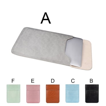 Housse d'Ordinateur Portable Imperméable en PU, Pochette de Rangement, Sac pour Cahier, Housse d'Ordinateur Cahier, Housse d'Ordinateur Portable de Remplacement pour MacBook, Jaune, 13,3 Pouces