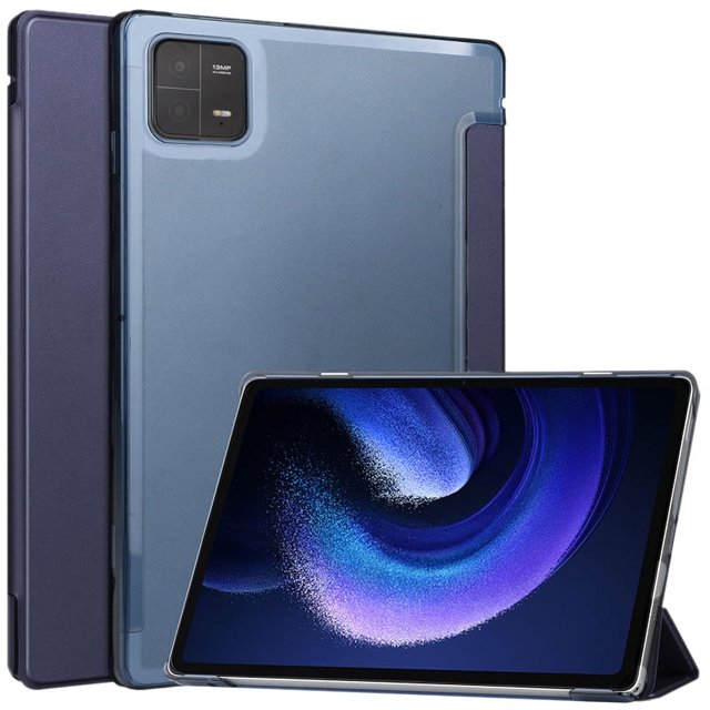 TBTIC Tablet Case for Xiaomi Mi Pad 6 6Pro Support Charging Auto Wake Up Cover Xiaomi Tablet Accessories Protective Shell Navy Blue MiPad 6 6Pro